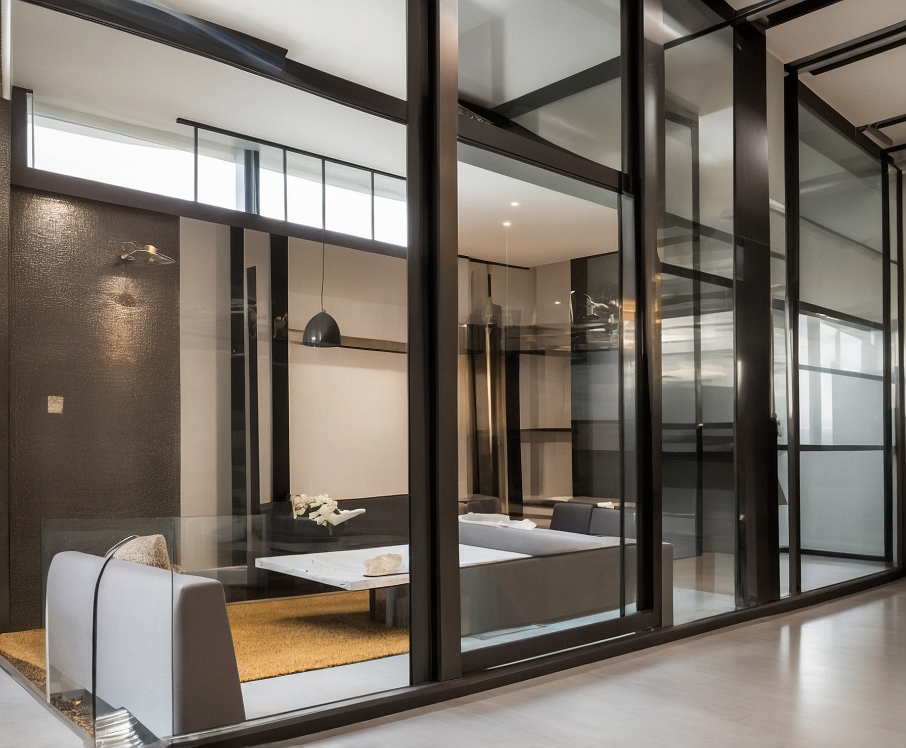 Establo moderno con estructuras metálicas, aluminio y PVC